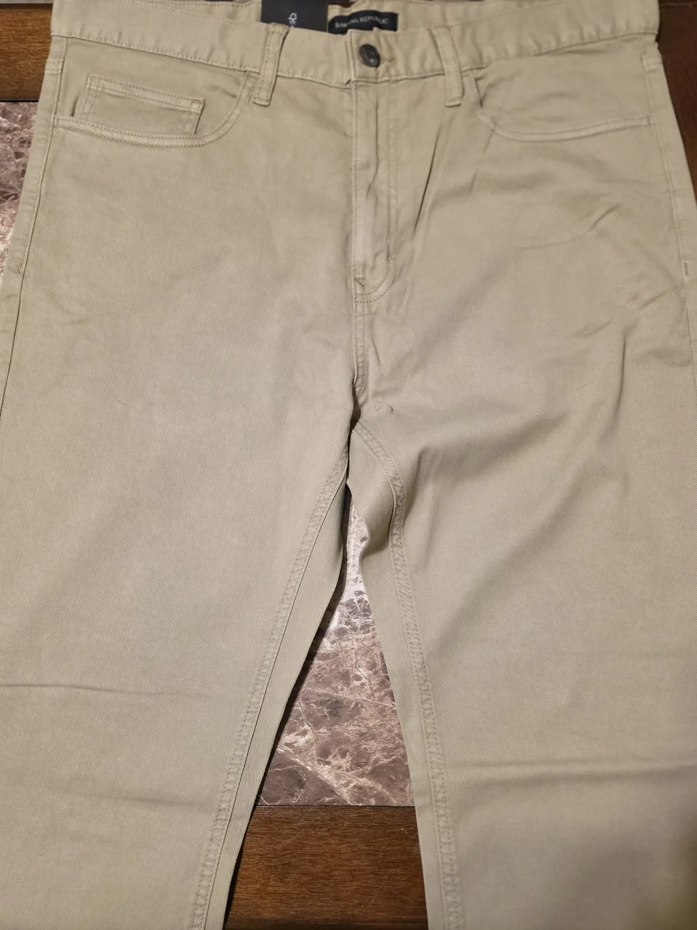Banana Republic Men’s 5-Pocket Twill Pant - Tan